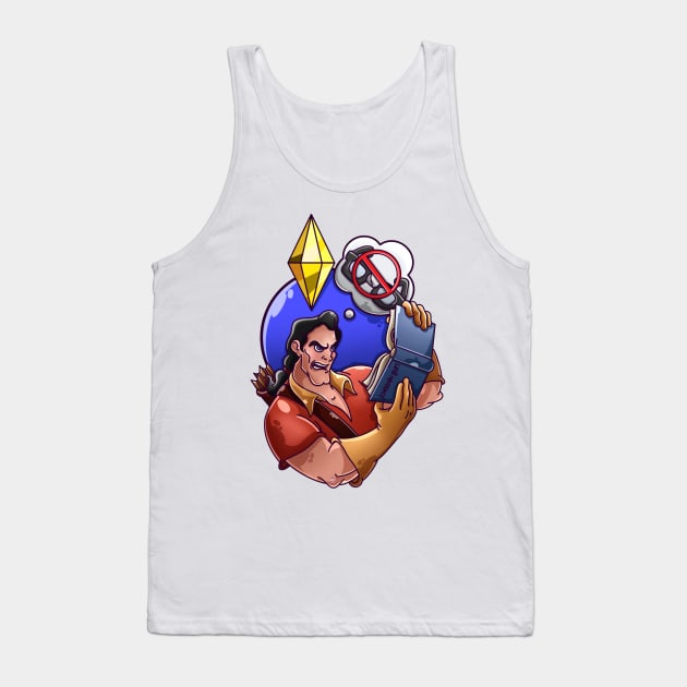 Gaston x Sims Tank Top by The Gumball Machine